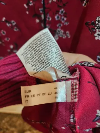 Blusa Yessica Roja Estampada