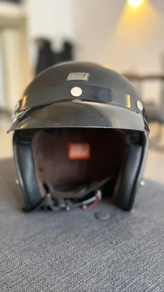 Casco Moto Negro