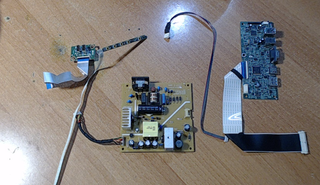 Pack Electrónica Monitor HP E23 G4