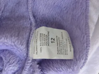 Vestito unicorno viola con cappuccio