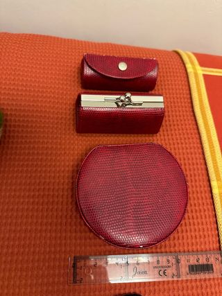 Joyero viaje, porta pintalabios y monedas