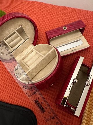 Joyero viaje, porta pintalabios y monedas