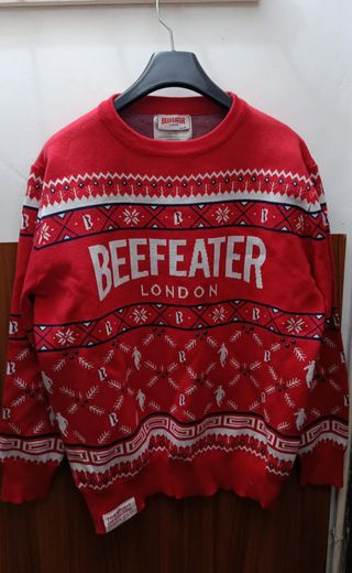 Sudadera Beefeater London Navideña Talla M