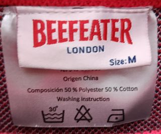 Sudadera Beefeater London Navideña Talla M