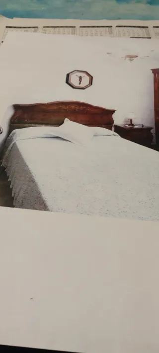 Armario 4 puertas caoba