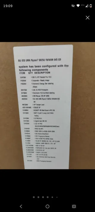 Portátil HP EliteBook 645 G9 Plata