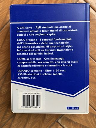 Libro dizionario d informatica in ottime condizion
