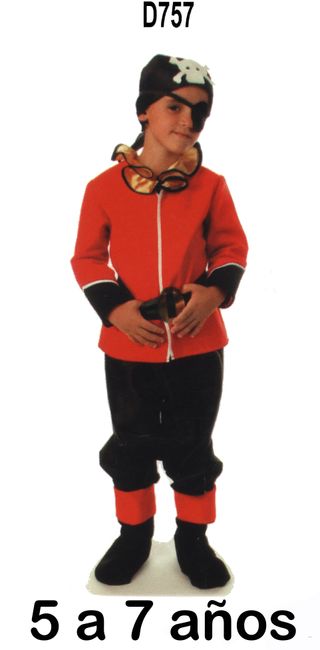 Disfraz Pirata T-2 (5-7 años)