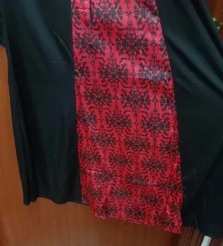 Disfraz de mujer, Vestido largo con un diseño llam