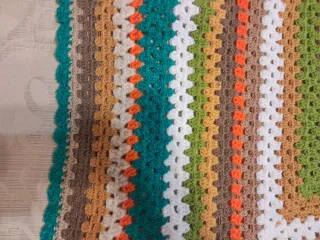 Coperta in lana fatta a mano