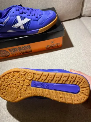 Botas Futbol Sala Munich Continental Azul