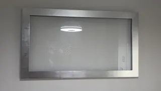 Cuadro Caja Plateado 140x80cm 100€