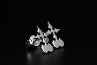 Pendientes Luxord Kingdom Hearts Plata de ley