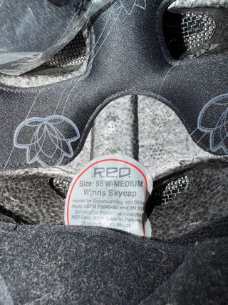 Casco de ski RED blanco, talla 56