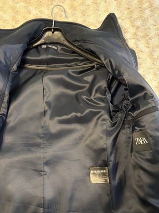 Abrigo Elegante Zara Gris (Nuevo)