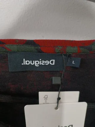 Blusa Desigual Estampada Talla L