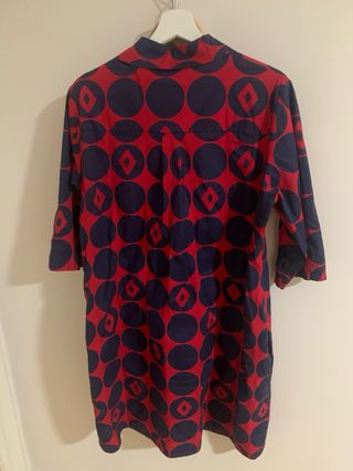 Vestido estampado círculos