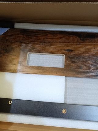 VASAGLE Escritorio eléctrico Regulable en Altura 60 x 140 cm