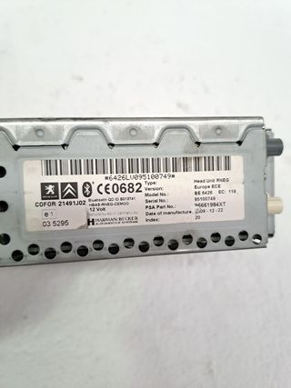 SISTEMA AUDIO / RADIO CD CITROEN DS3