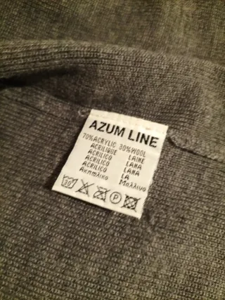 Chaleco gris de punto