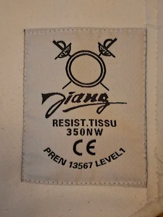 Chaqueta esgrima Talla 48 + guante y peto