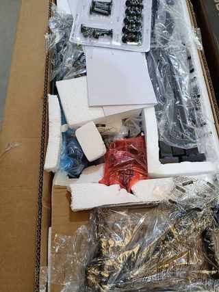 VASAGLE Marco de Cama Matrimonio, Estructura de Cama de Metal, con Estantes de Almacenamiento, Invitados, para Colchón de 140 x 190 cm, Fácil Montaje, Negro Tinta RMB093B01