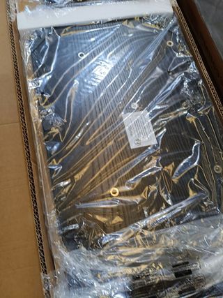 VASAGLE Marco de Cama Matrimonio, Estructura de Cama de Metal, con Estantes de Almacenamiento, Invitados, para Colchón de 140 x 190 cm, Fácil Montaje, Negro Tinta RMB093B01