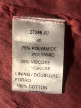 Falda volantes bordada degradado coral/marrón