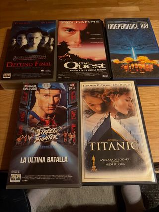 Lote 5 Películas VHS