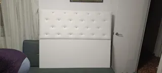 Cabecero Polipiel Blanco 150x120