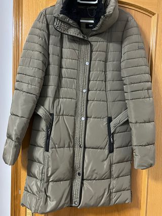 Abrigo Fórmula verde oliva talla 40