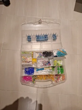 Kit Manualidades Pulseras Goma Elástica