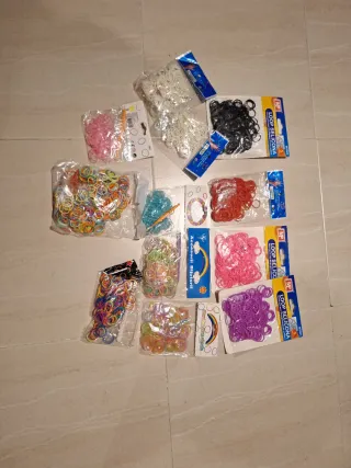 Kit Manualidades Pulseras Goma Elástica