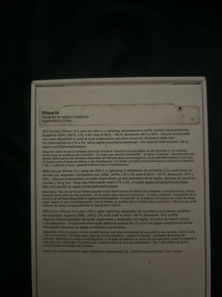 Caja iPhone 14