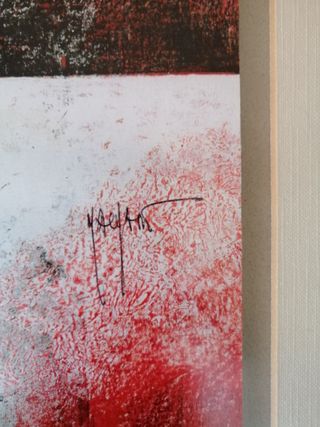 Cuadro abstracto Emilio Machado