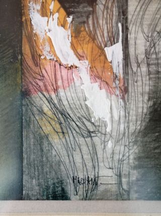 Cuadro abstracto Emilio Machado