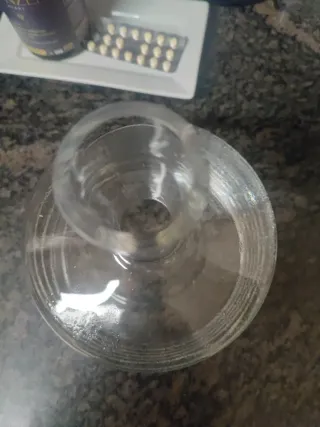 Decantador de vino de cristal