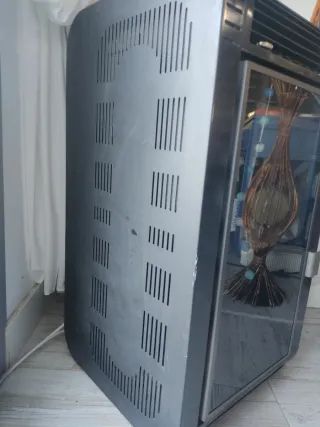 Chimenea de Pellets Negra