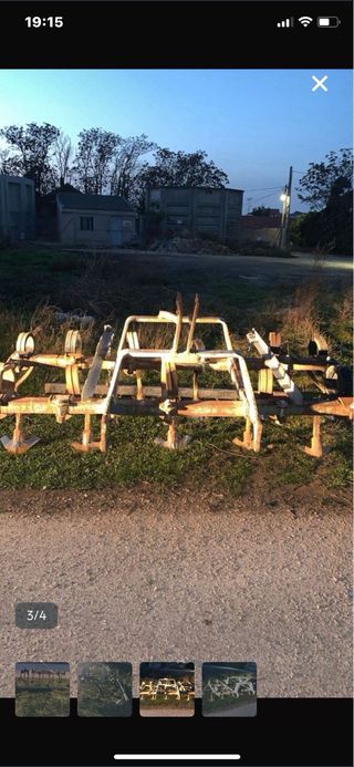 Cultivador arado 11 brazos