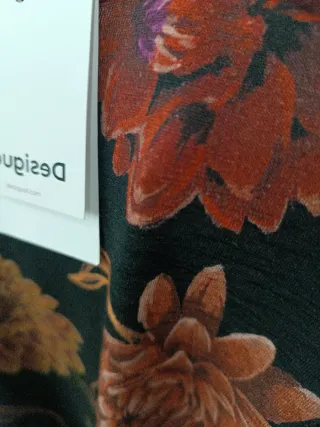 Blusa Desigual floral manga larga en S y XS