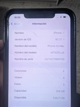 iPhone XS Max 256GB Nero