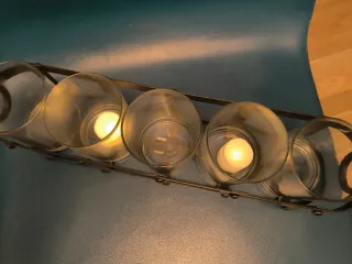 Centro de mesa portavelas