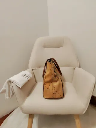 Borsa Alviero Martini stampa mappa