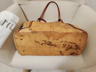 Borsa Alviero Martini stampa mappa