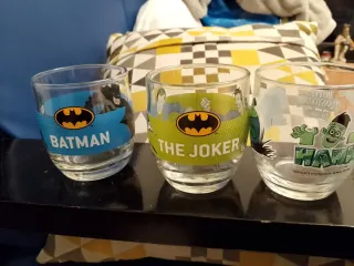 3 Vasos Colección Dibujos Animados