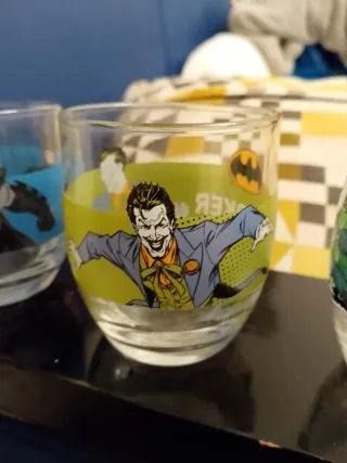 3 Vasos Colección Dibujos Animados