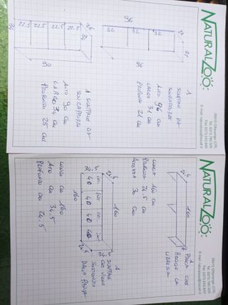 Libreria componibile rossa