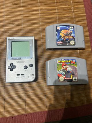 Pacchetto Game Boy Pocket e N64 con giochi
