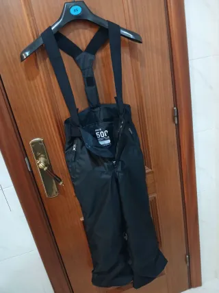 Pantalones de esquí para niños con tirantes