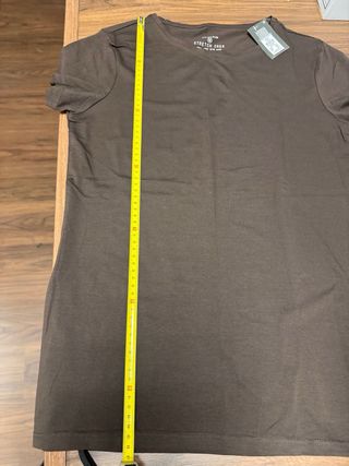 Camiseta Primark Manga Corta Talla M Marrón